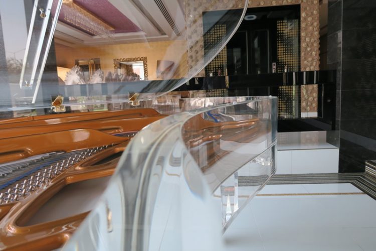 Lucid iDyllic Excellence fully transparent piano